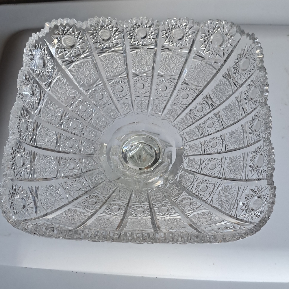 Elegant Crystal Glass Bowl